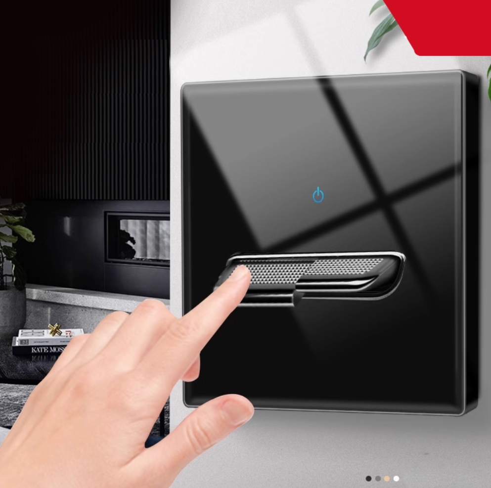 შავი ნაწრთობი მინის ბერკეტის გადამრთველი - Image 5