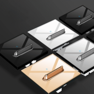 შავი ნაწრთობი მინის ბერკეტის გადამრთველი