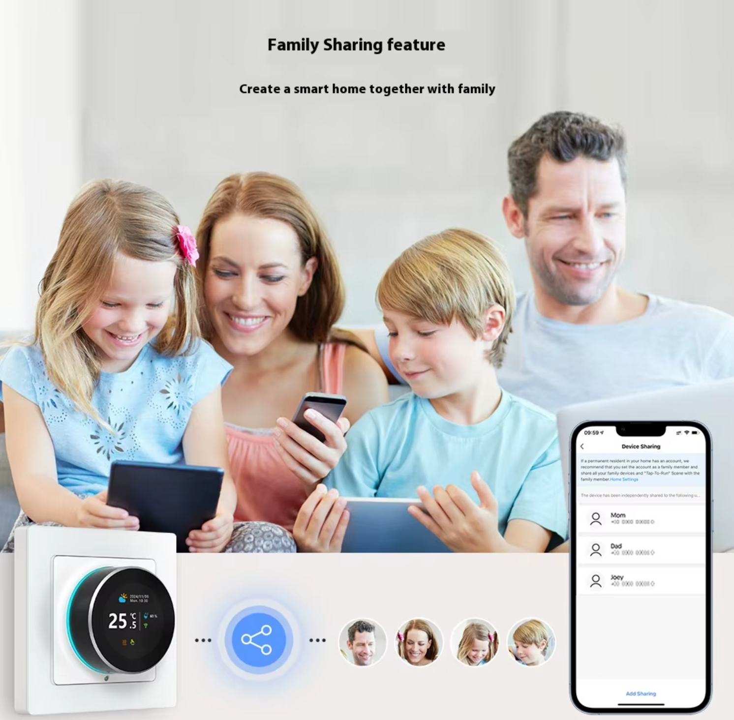 Smart WiFi თერმოსტატის გადამრთველი - Image 7